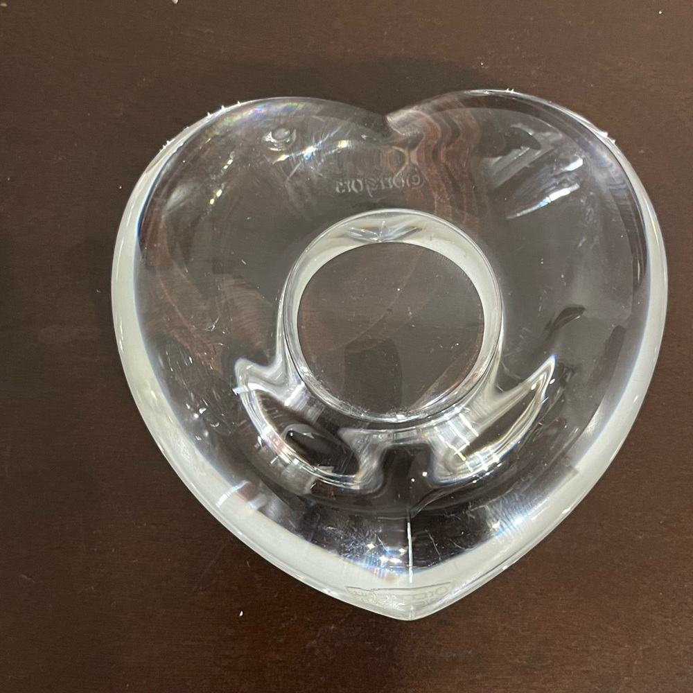 Orrefors Sweden Amour Votive candle holder